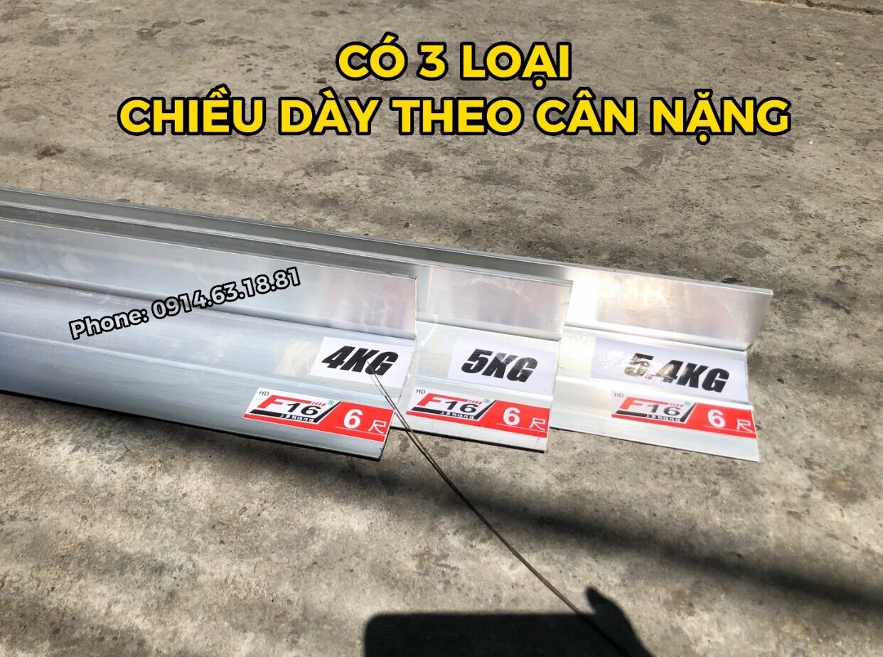 Thước Đầm Mặt Bê Tông, Thước Cán Mặt Bê Tông dài 2 Mét bằng Hợp kim nhôm lắp cho máy đầm thước