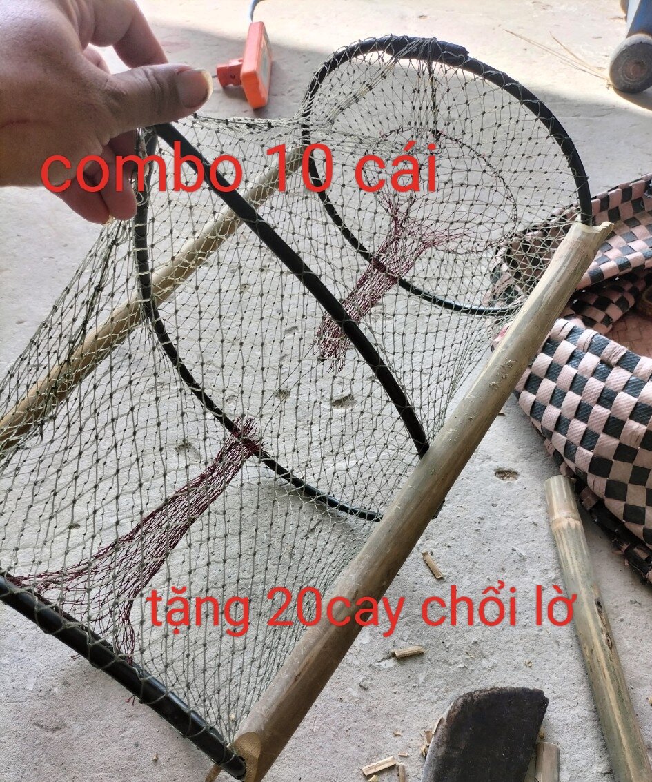 Combo 10c lờ cá vành nhựa 30*52