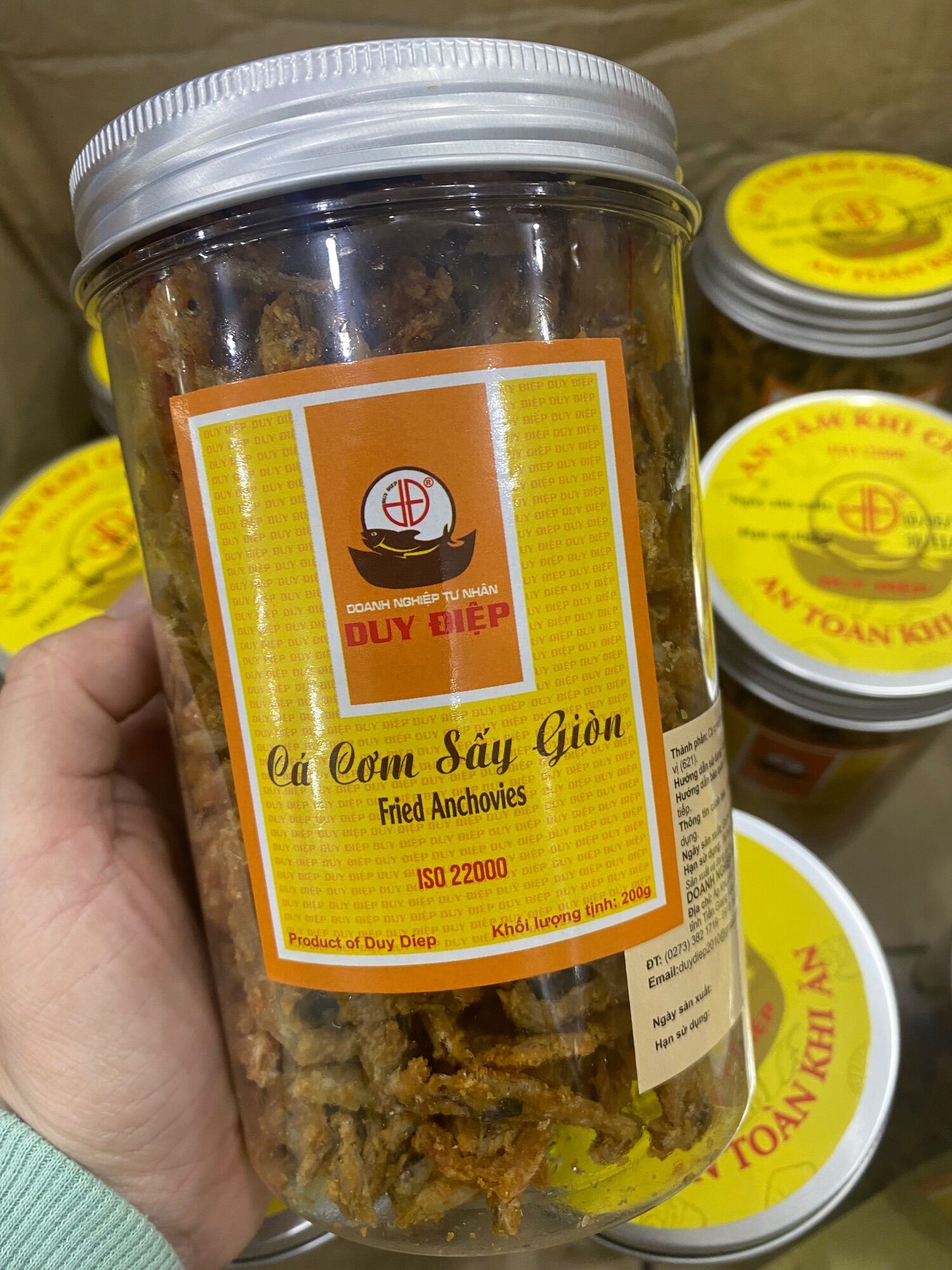 Cá cơm sấy giòn thơm giòn siêu ngon