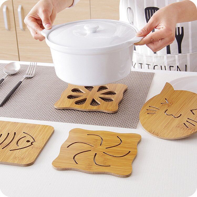 Miếng gỗ lót ly, lót nồi
