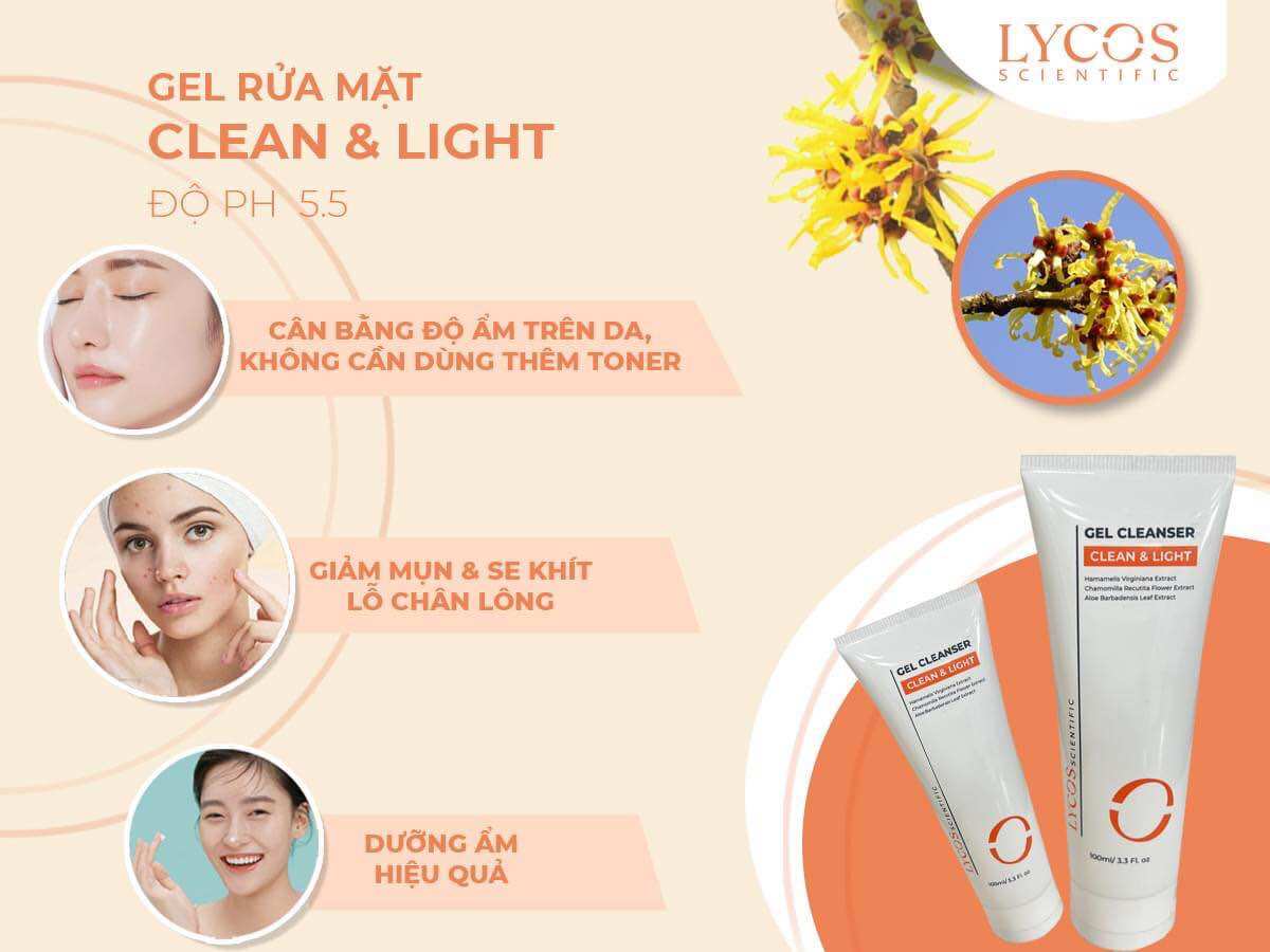 Sữa rữa mặt lycos