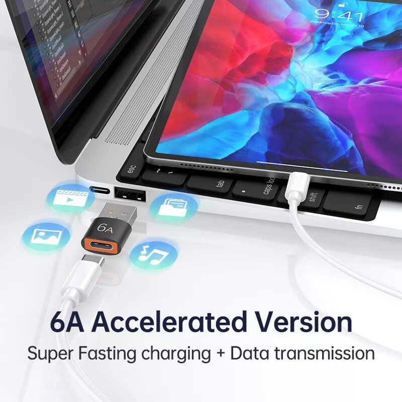 Đầu chuyển đổi OTG, USB sang Type C, truyền dữ liệu, sạc pin tốc độ cao