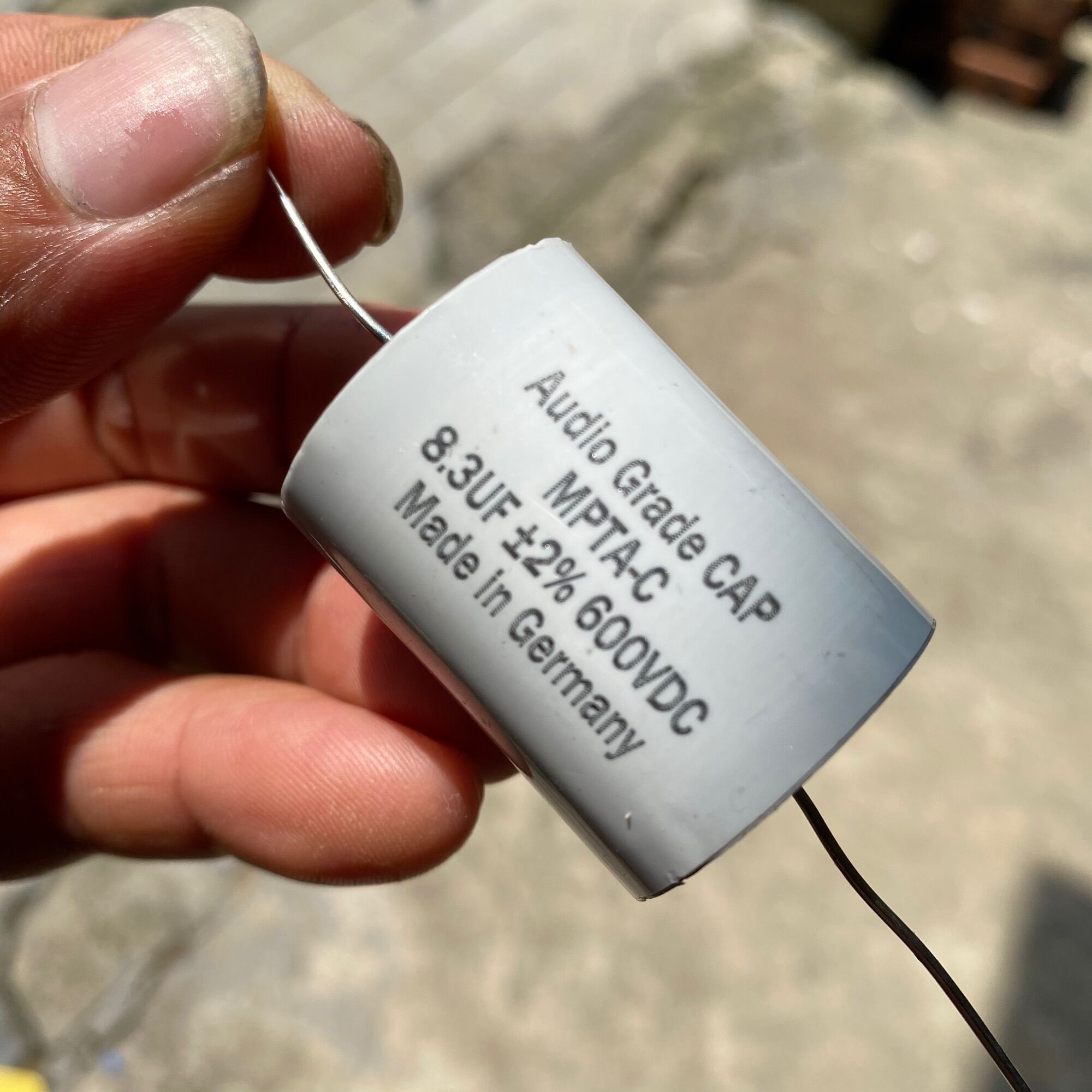 Tụ đức Audio Grade Cap 8.3UF 600VDC