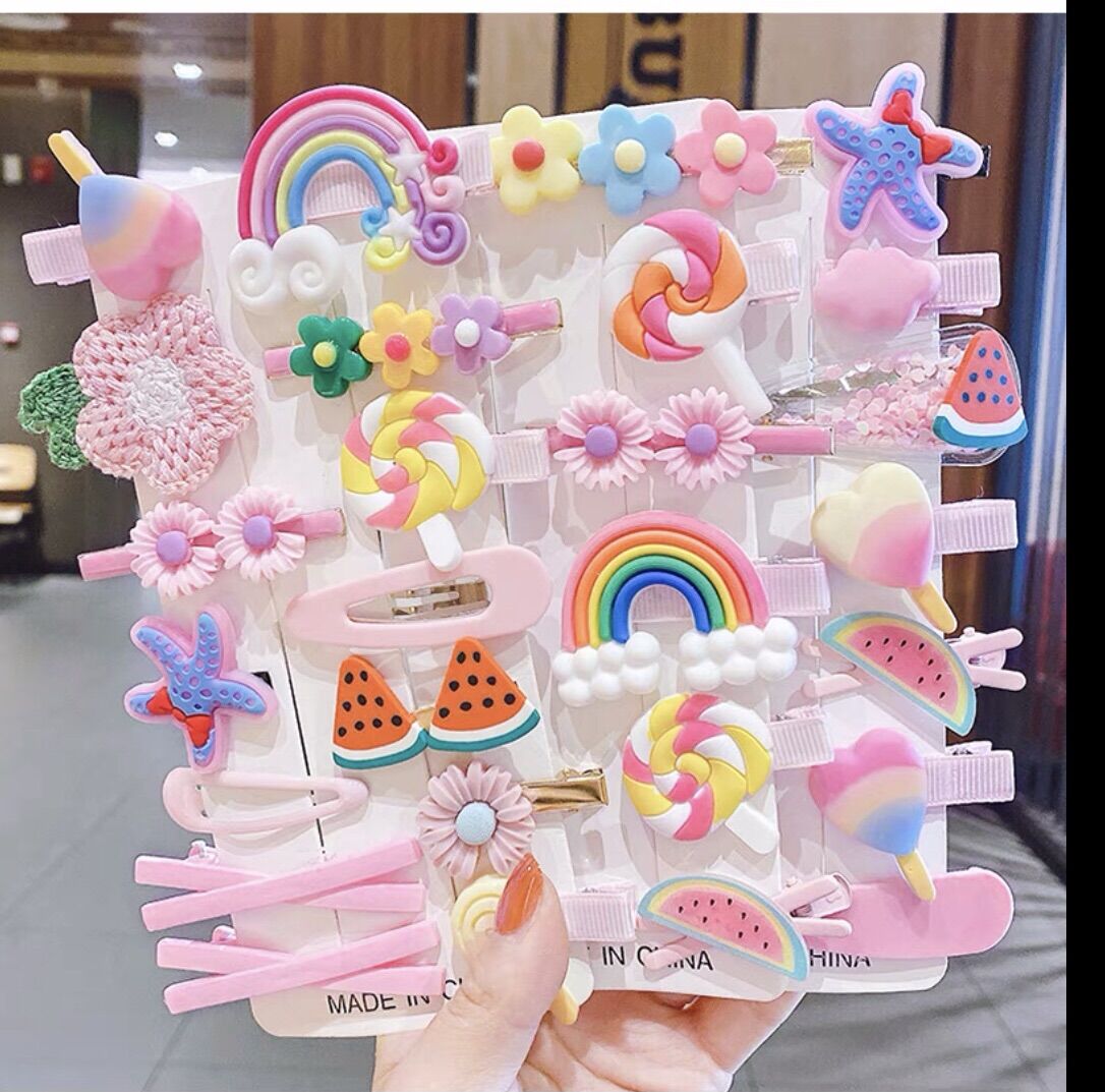 phụ kiện kẹp tóc cho bé gái