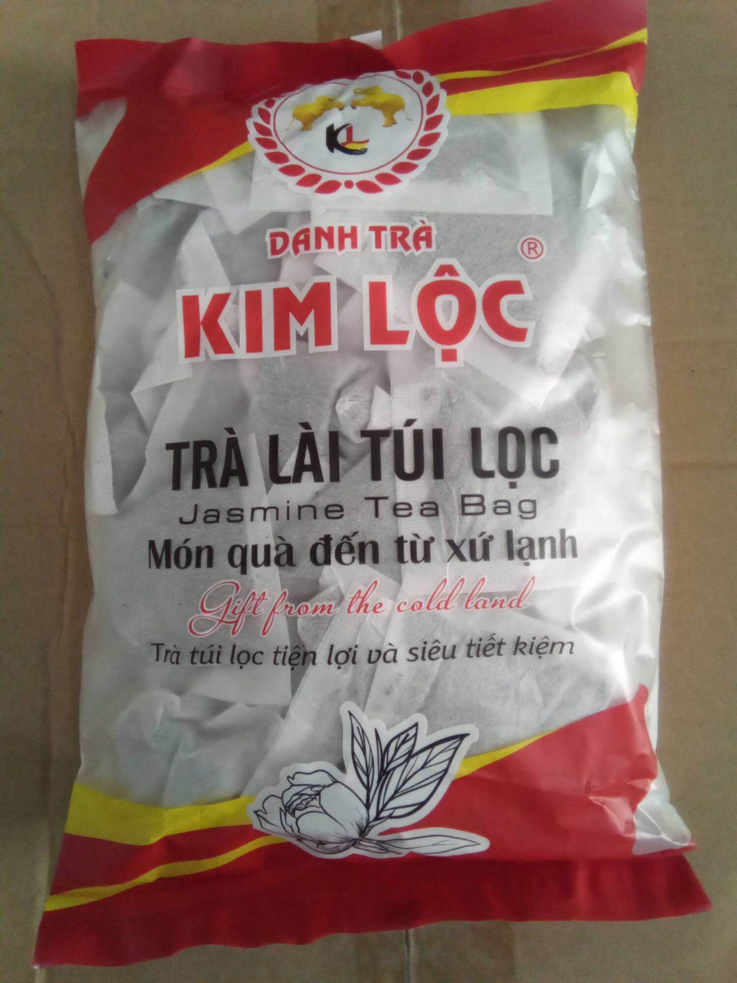 Trà hương lài túi lọc Kim lộc gói 200g