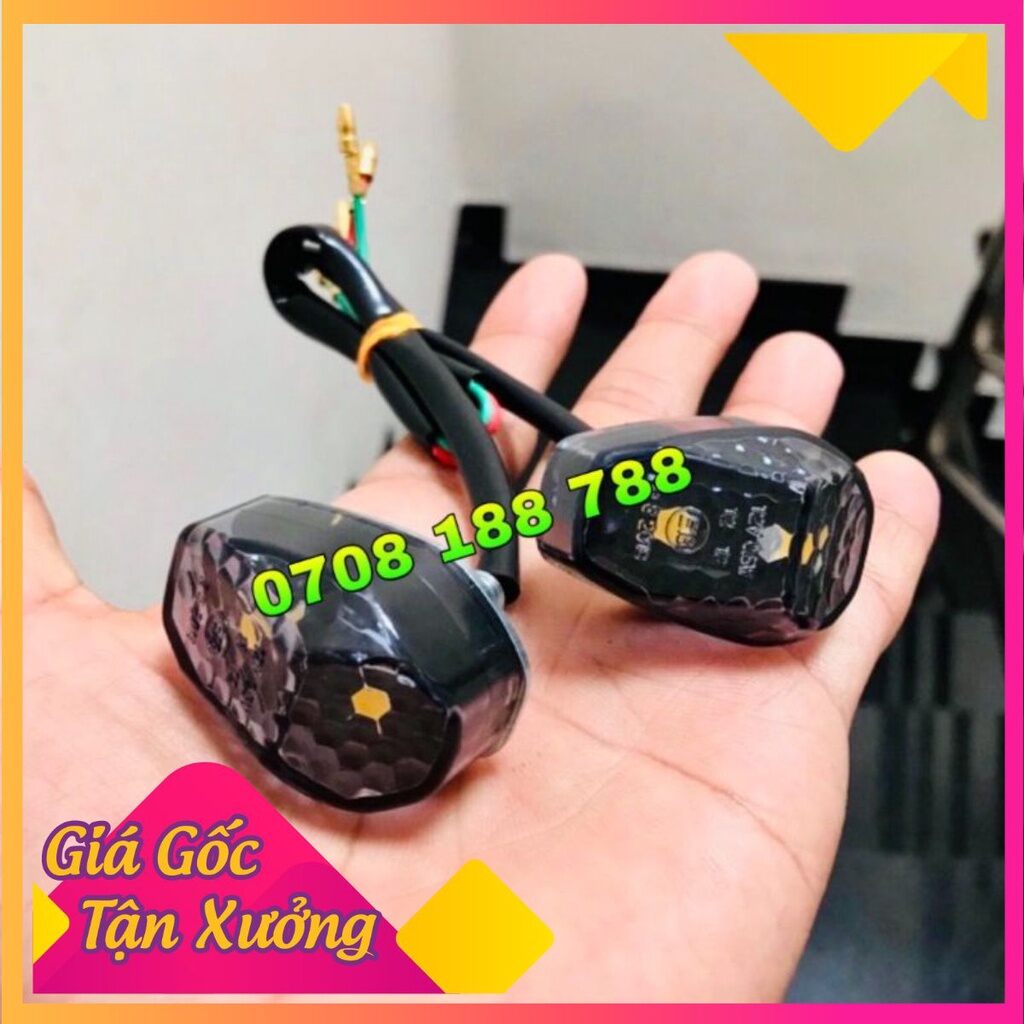 Xi nhan rùa nhỏ cho xe máy - xi nhan độ - xi nhan led winx - phụ kiện xe máy
