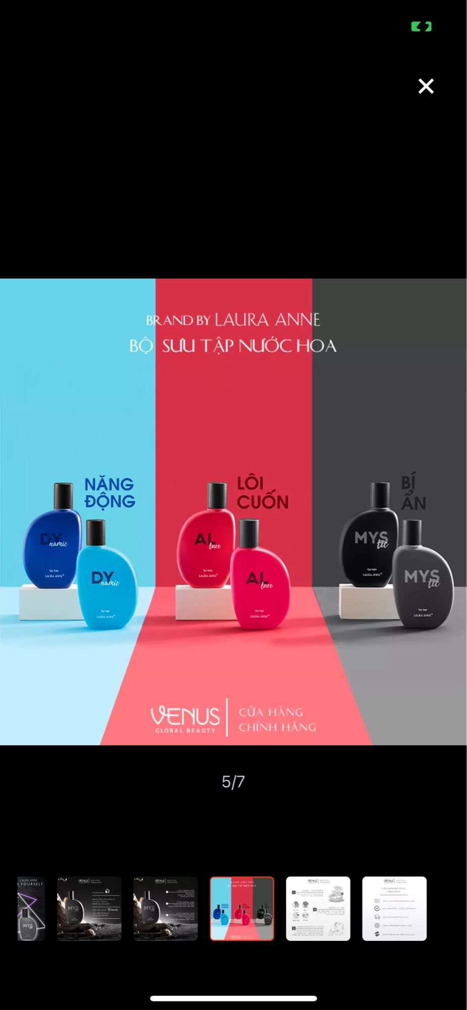 Nước hoa nữ laura Anne Mystic 50ml