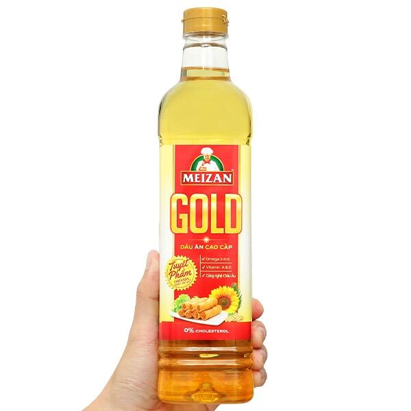 Dầu ăn Meizan Gold chai 1 lit