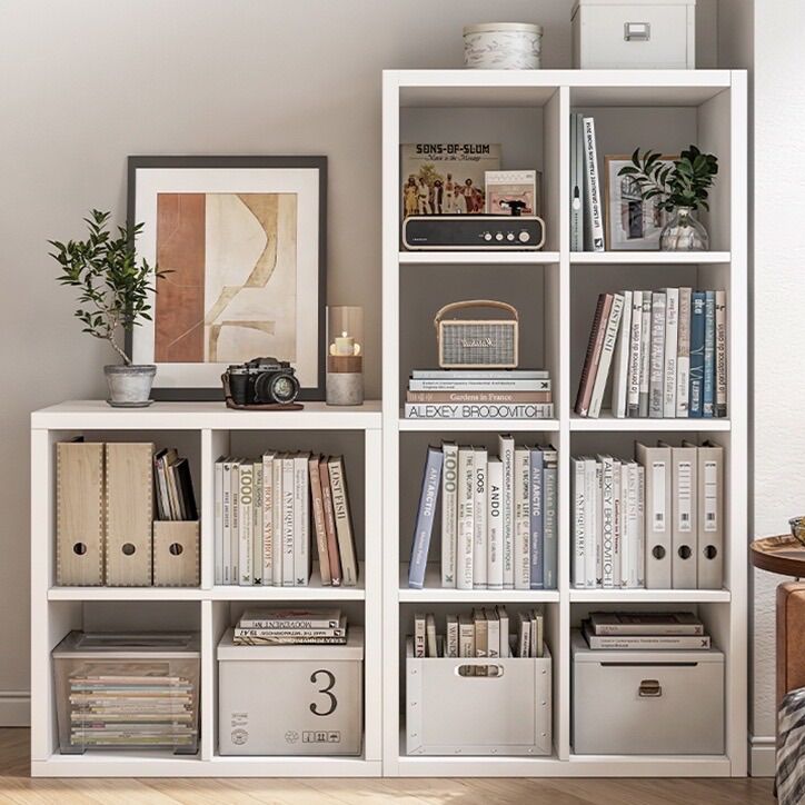 Kệ sách tổ ong chia ngăn đa năng để sàn thương hiệu IGA- GP100