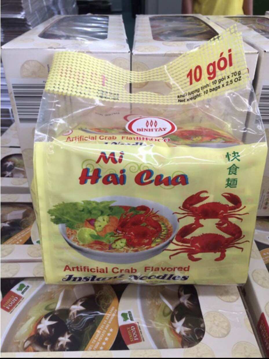 Mì hai cua Bình Tây túi (10 gói)