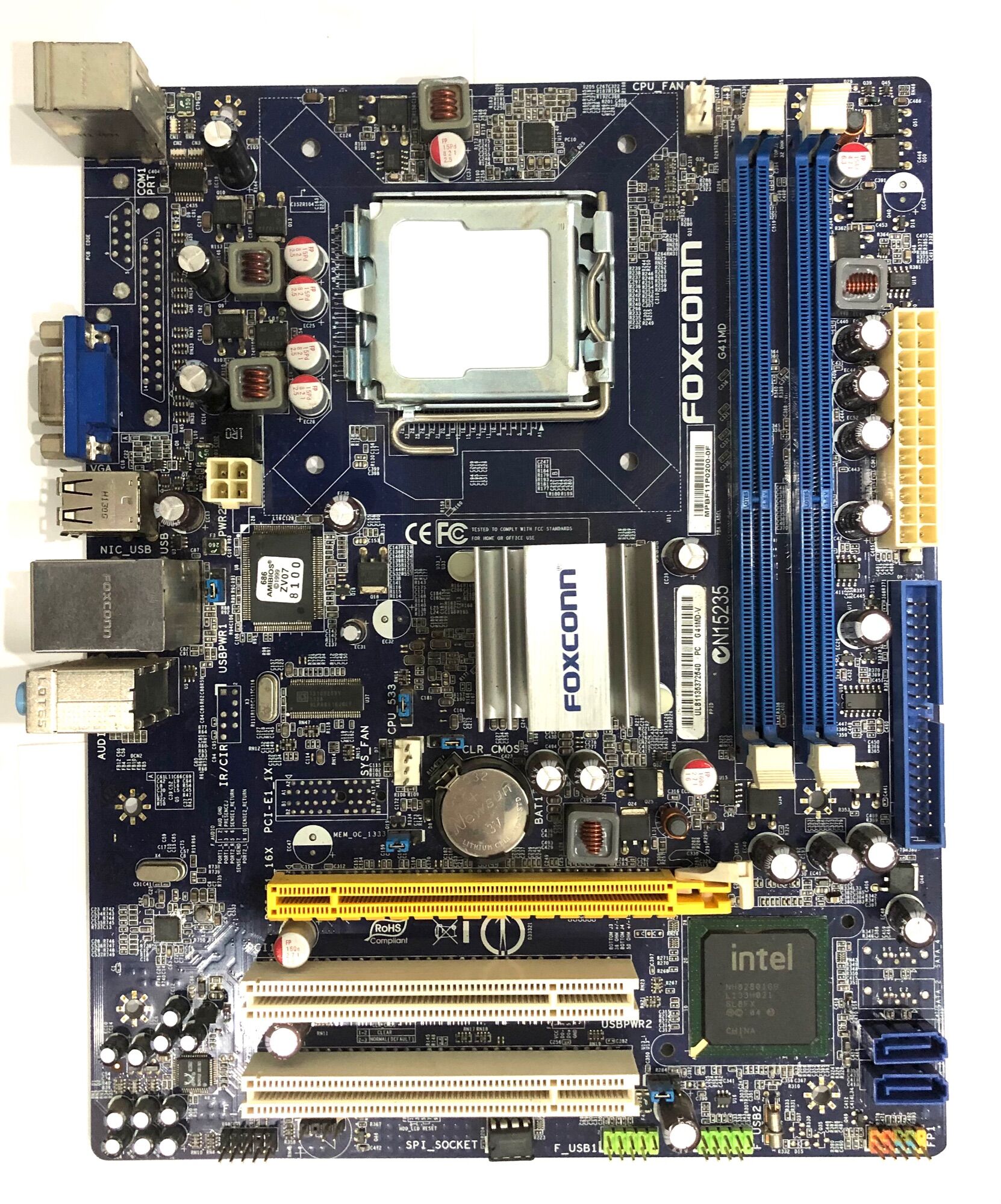 Main g41 các mã tặng kèm 2gb ram ddr3, chip và fe