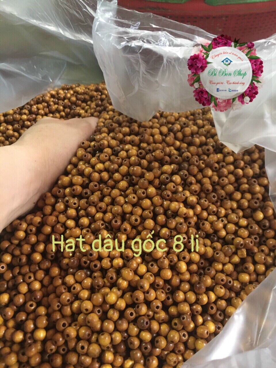 100g HẠT GỖ DÂU TẰM SIZE 8 li