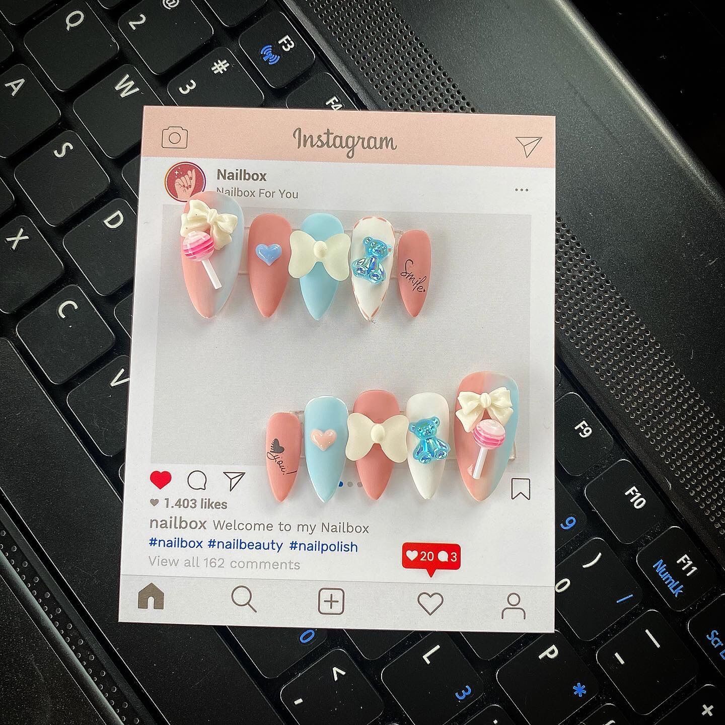 nailbox thiết kế mẫu hot