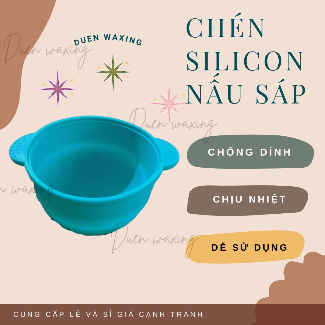 Chén Silicon Nấu Sáp Wax