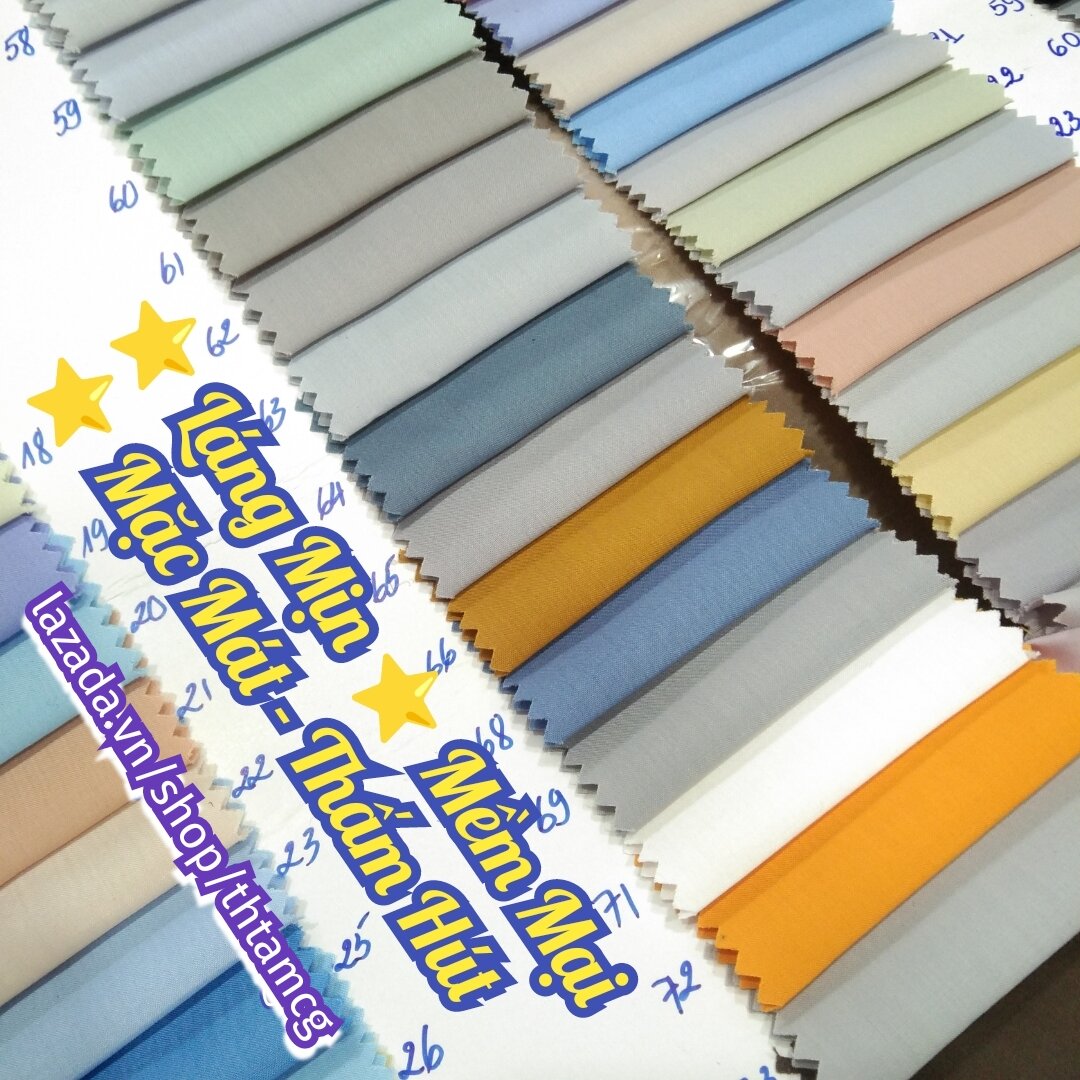 Vải Kate Silk Chất Vải Láng Mịn Không Xù