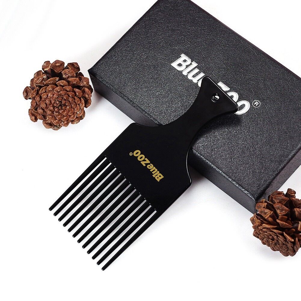 LƯỢC XỈA AFRO PICK BLUEZOO - LƯỢC CHUYÊN DÙNG CHẢI POMADE