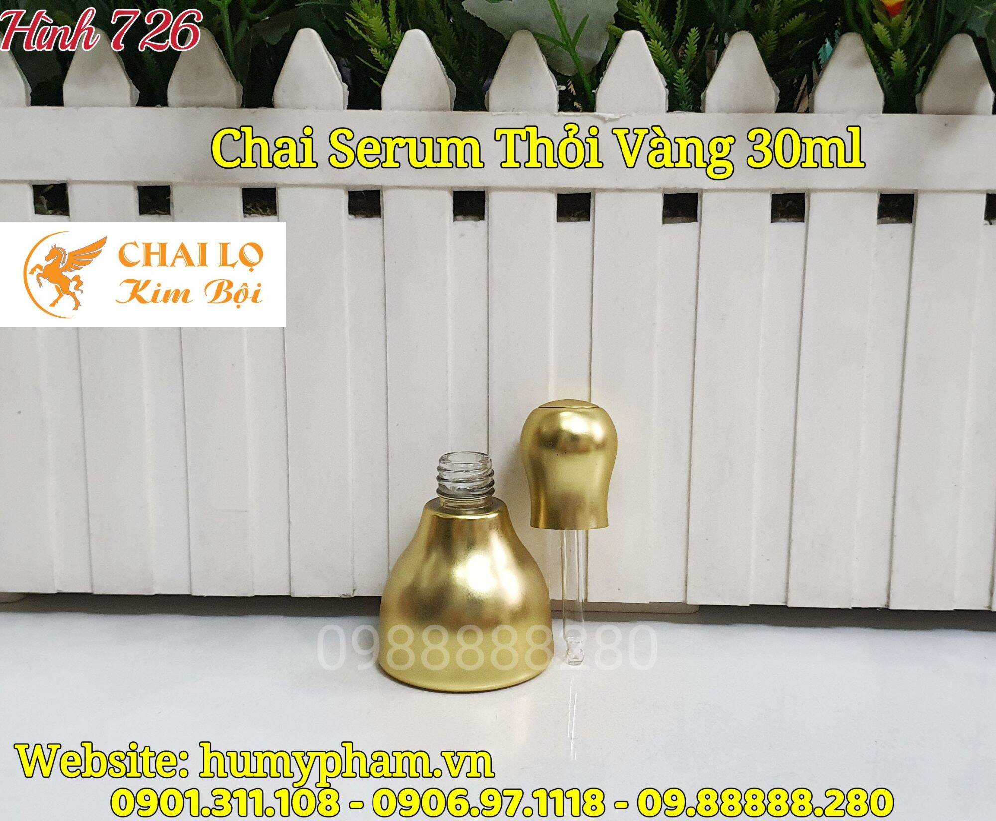 Chai Chiết Serum Thỏi Vàng 30ml