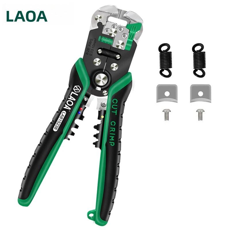 Kìm Tuốt Dây Tự Động LAOA, Thép Carbon, Kìm Bấm Đầu Dây Cáp, Dụng Cụ Đa Năng Cho Thợ Điện Giá  764,000 Đồng*Miễn phí vận chuyển