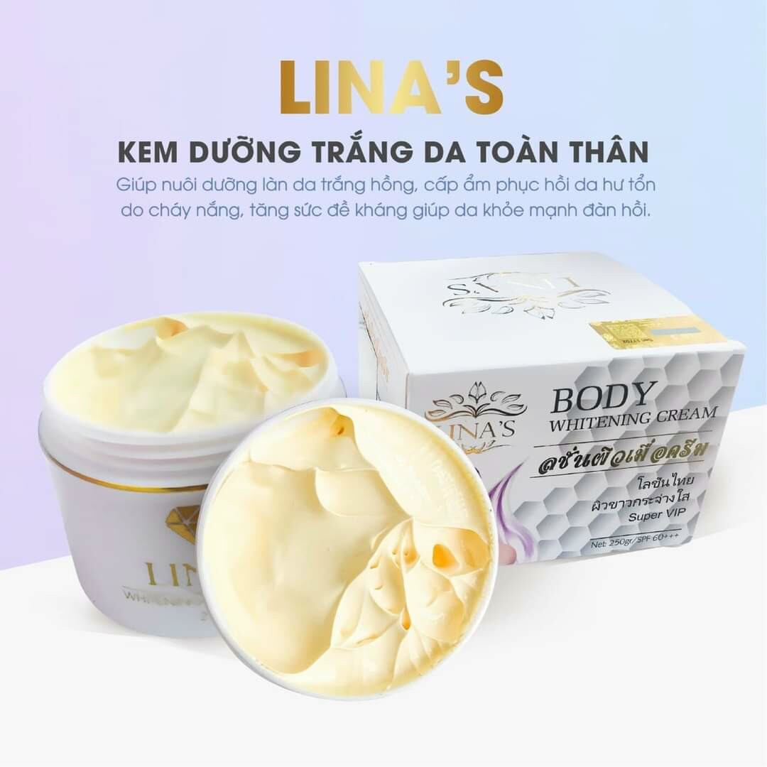 Kem body lina's dưỡng trắng da