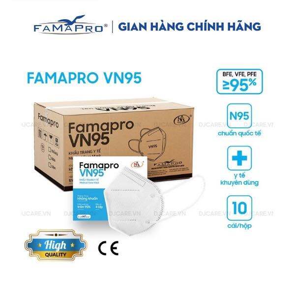 Khẩu trang VN95 Famapro nhiều màu 1 hộp 10 cái - 1 thùng 500 cái combo 10-50-100-200-500 cái