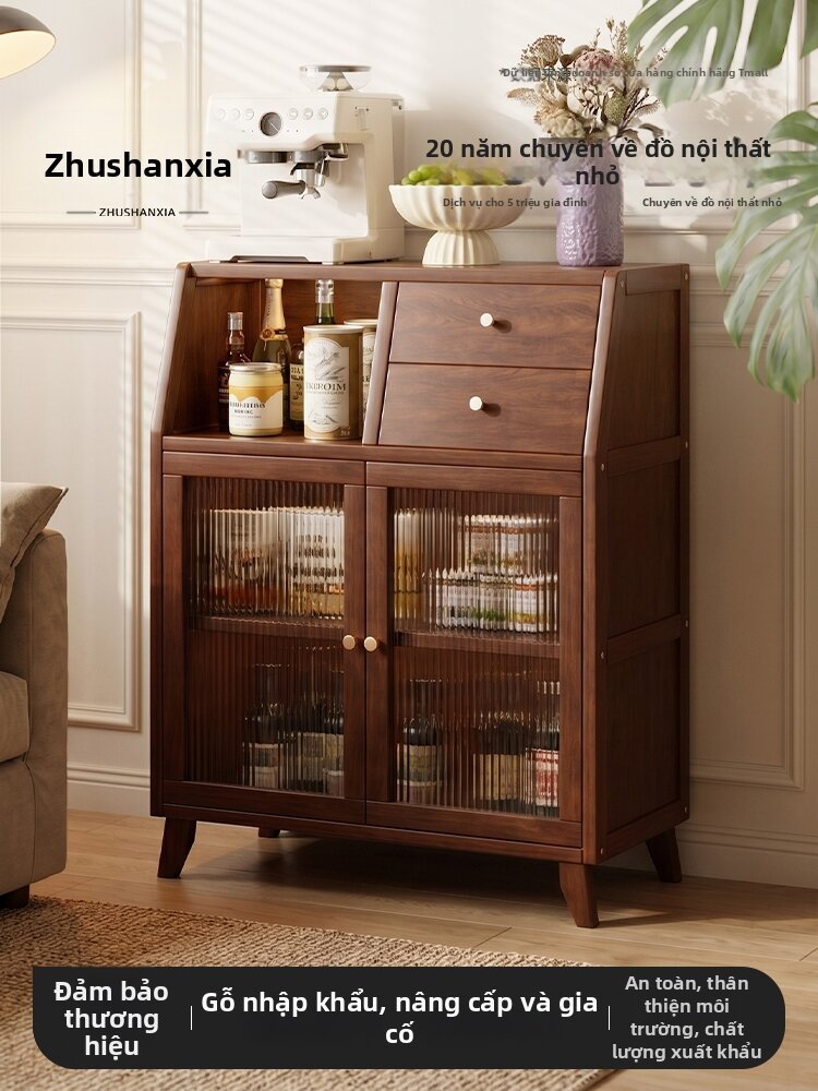 ZHUSHANXIA | Tủ Đa Năng Gỗ Nguyên Miếng cho Phòng Khách