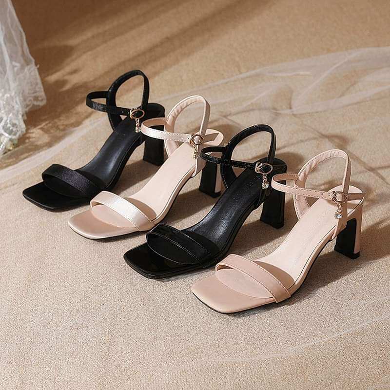 Giày cao gót nữ size 33 đến 45 gót 8p