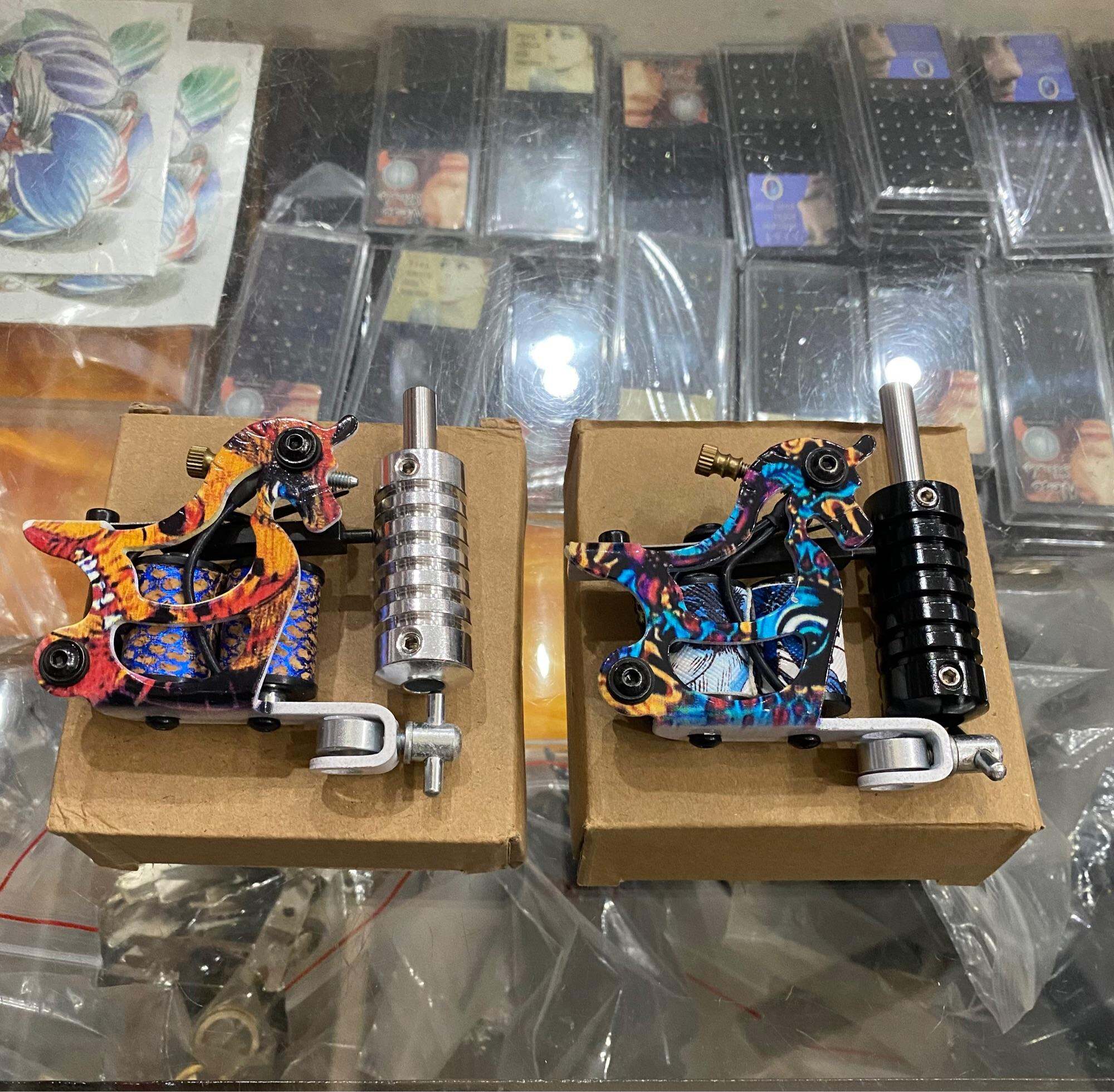 Bộ đôi 2 máy xăm hình nghệ thuật