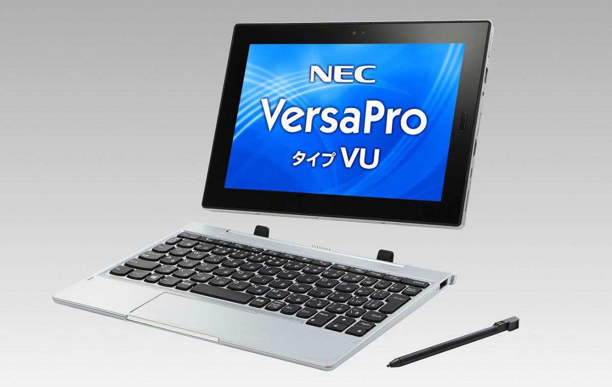 Laptop 2 trong 1 kiêm máy tính bảng NEC  VKF11U CPU N4100, 8gb ram, 256gb SSD, 10.1” Full HD cảm ứng