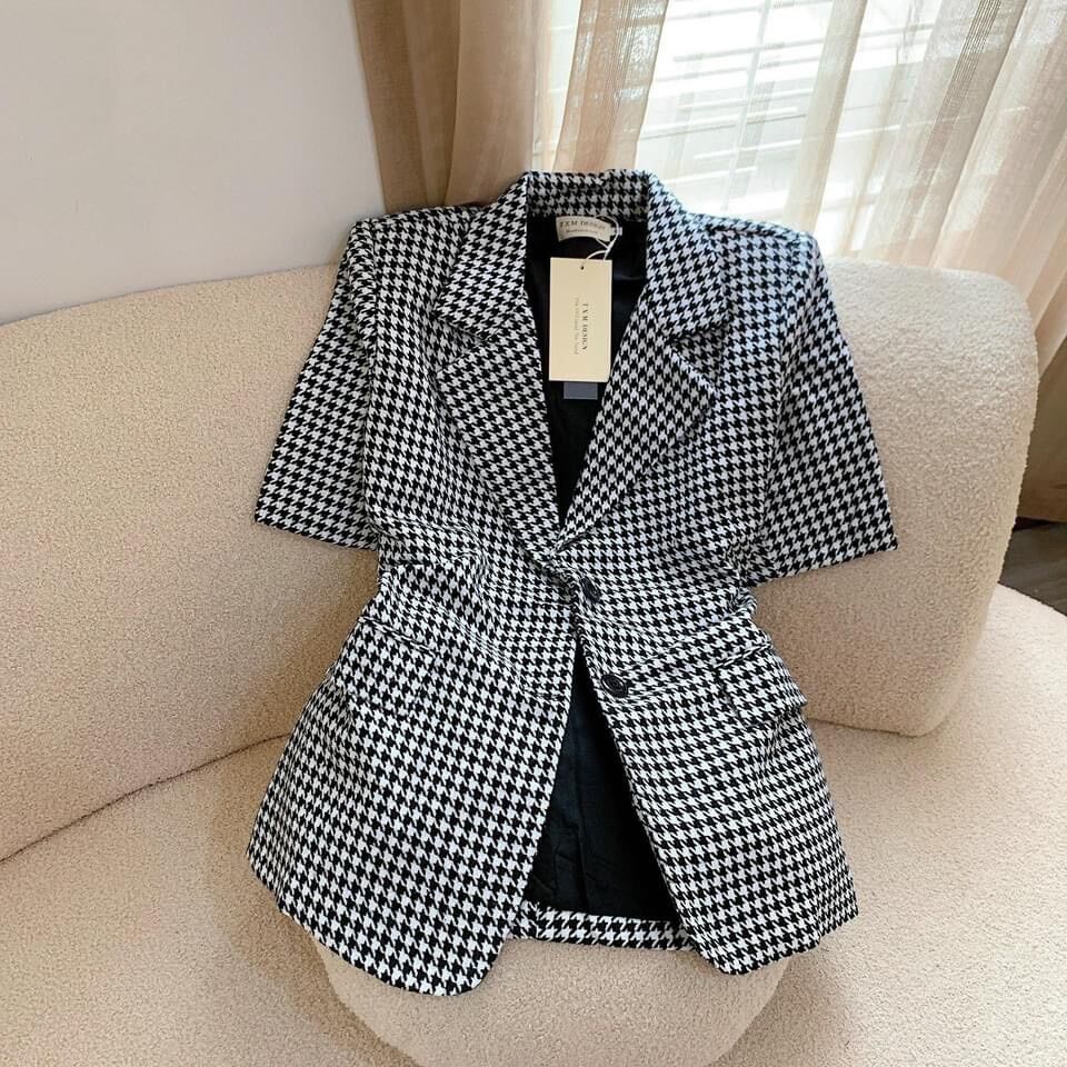 (SHOP BIGSIZE NỮ 50KG ĐẾN 90KG) set áo cổ vest, áo blazer nữ kèm chân váy
