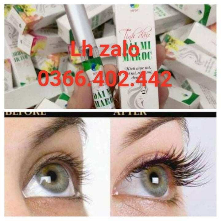 Tinh dầu Maroc giúp dưỡng mi cong dài ,lông mày đen