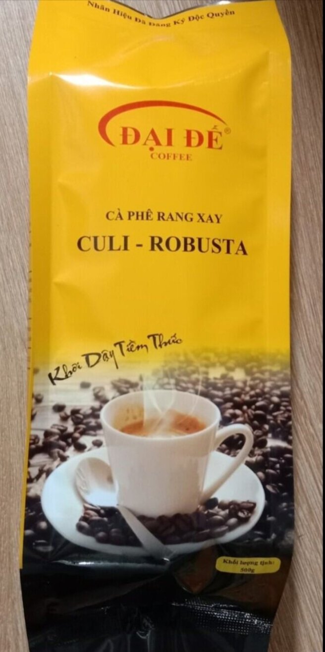 Cà phê Rang Xay Nguyên Chất CuLi-Robusta 500g
