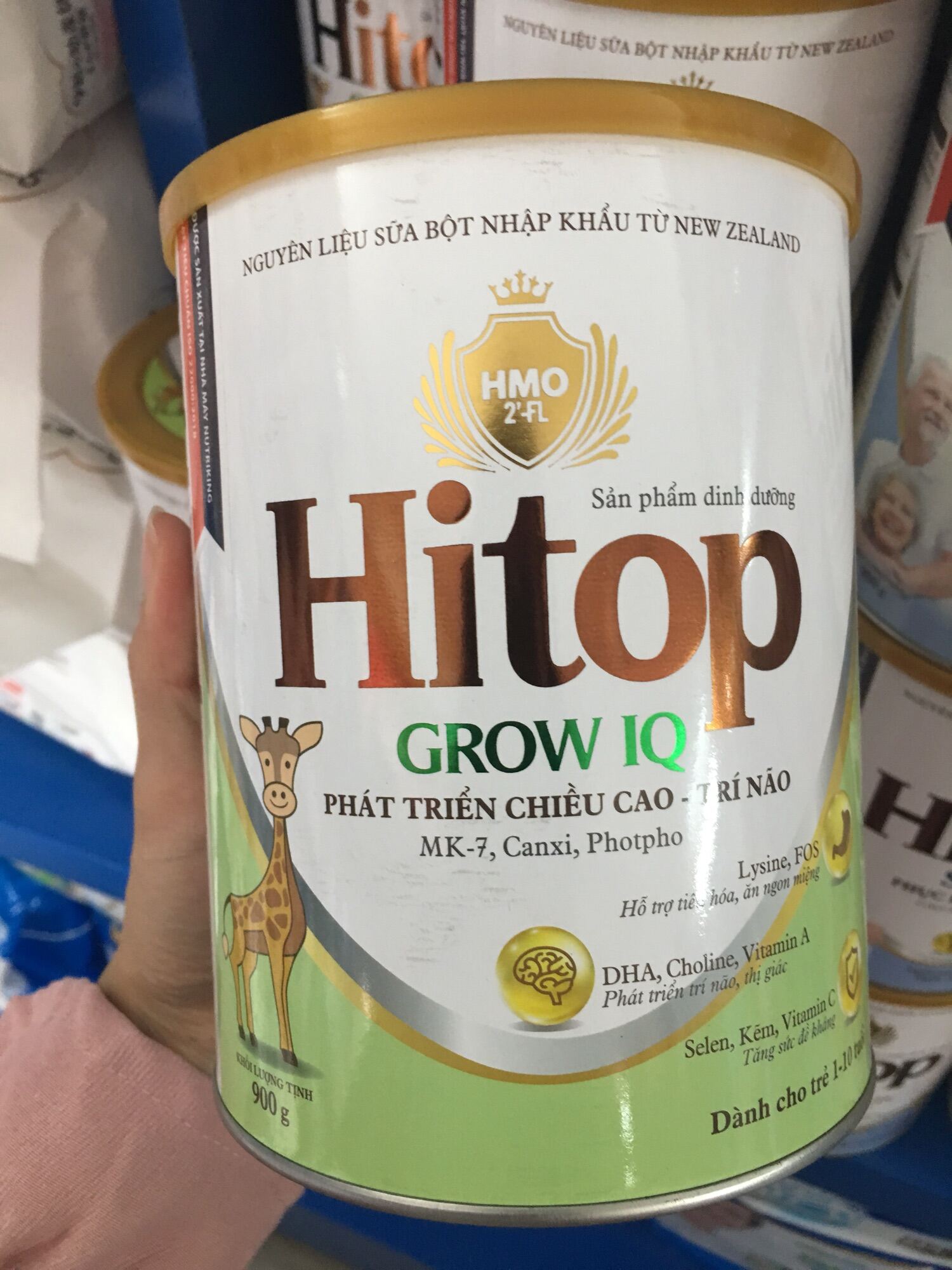 Hitop Grow 1-10 tuổi 900g