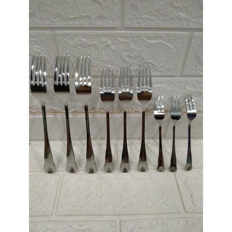 Thìa vài rĩa inox giọt nước các cỡ