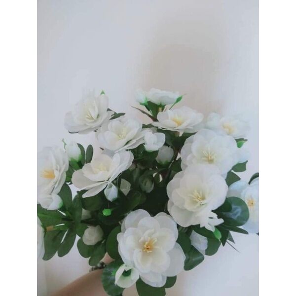 Cụm Hoa Đỗ Quyên_ Hoa lụa Cao Cấp