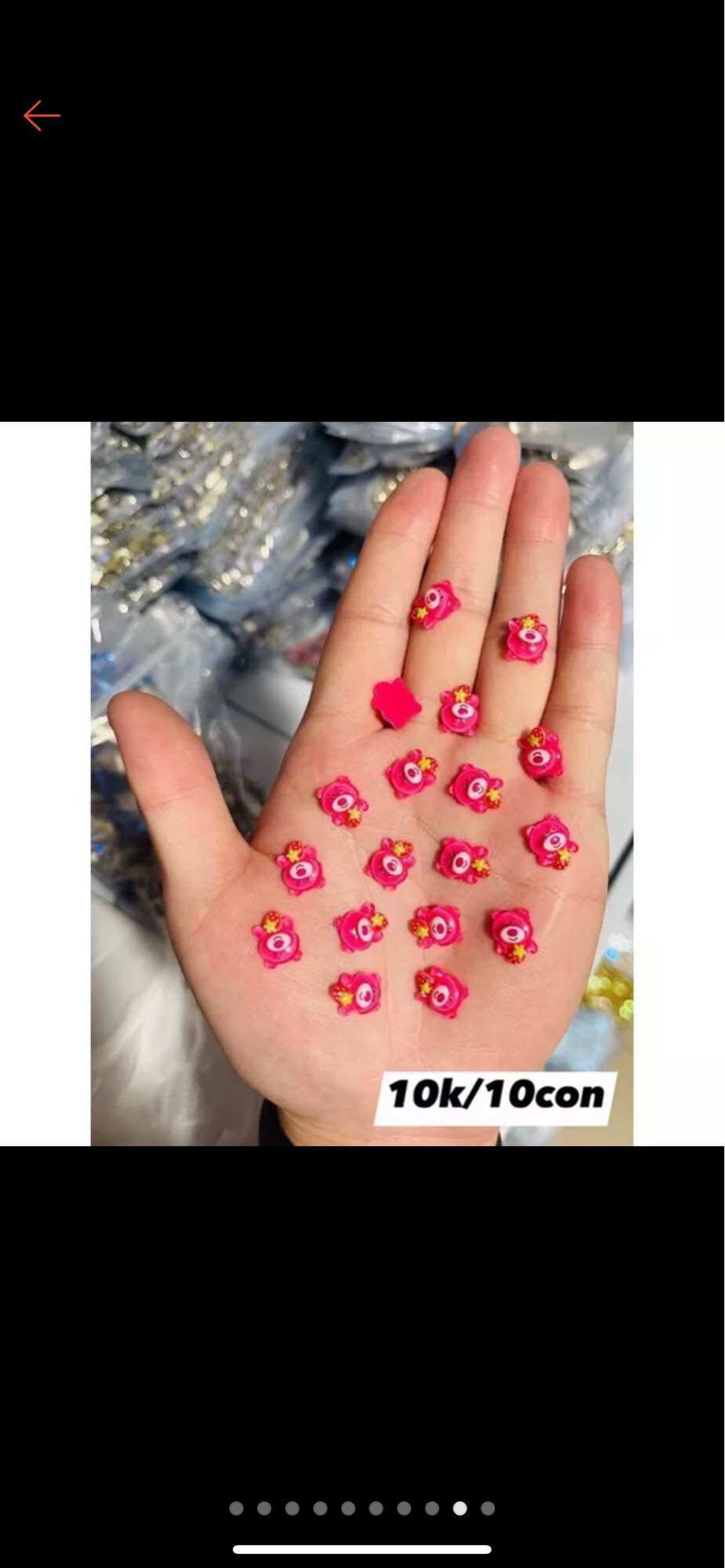 [MÃ93] 10cái charm nail hoạt hình cute trang trí móng tay