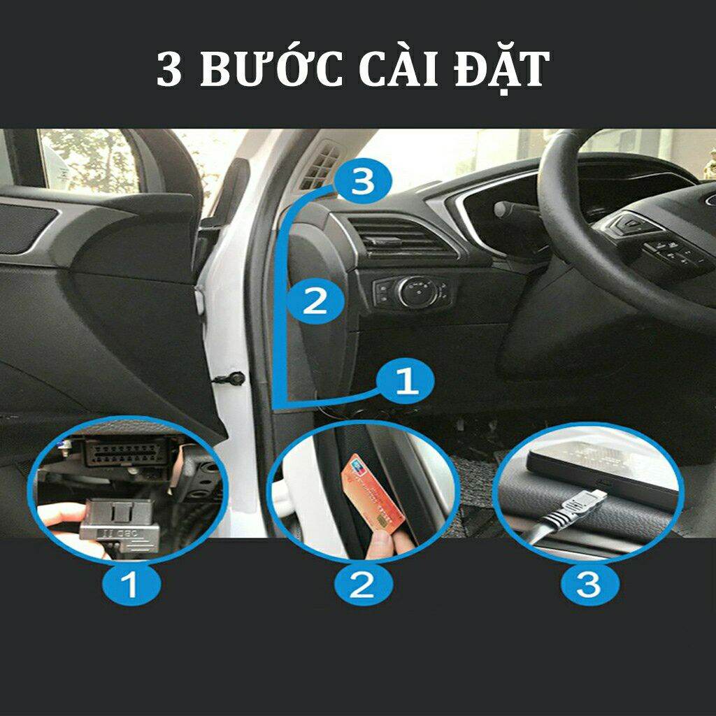 Hiển Thị Tốc Độ Lên Kính Lái HUD A200 Cực Sắc Nét