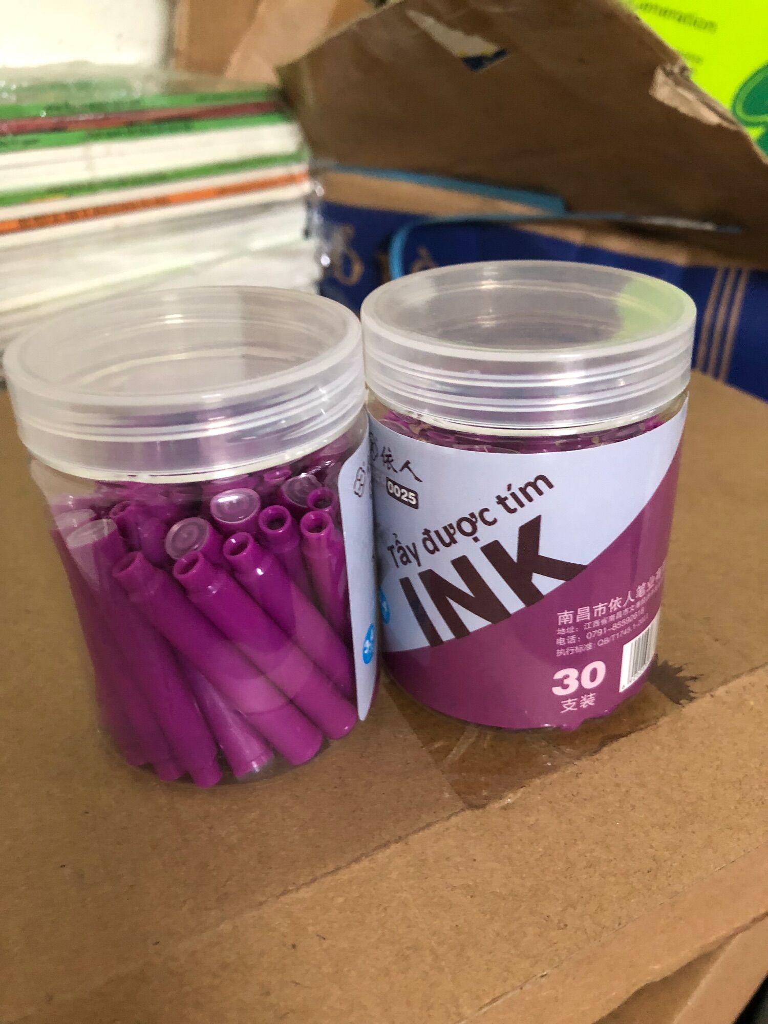 Mực xoá được, ống mực xoá được INK