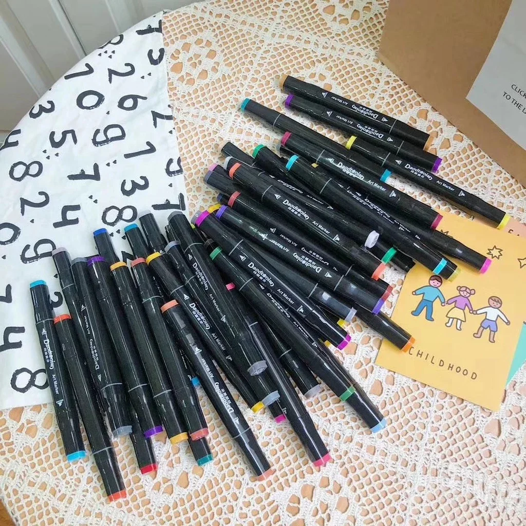 Bộ bút dạ 2 đầu 48 cây marker touch cool