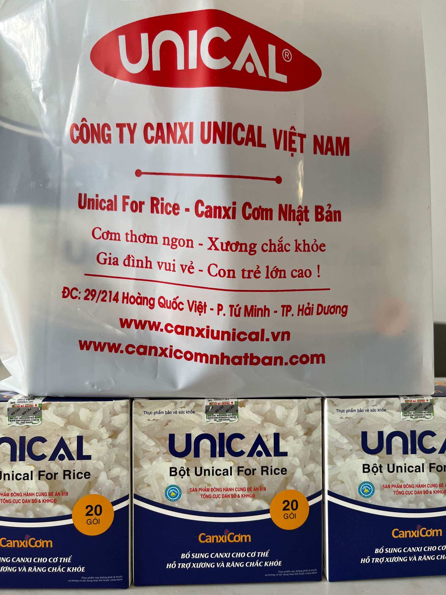 Combo 5 hộp canxi cơm Nhật Bản