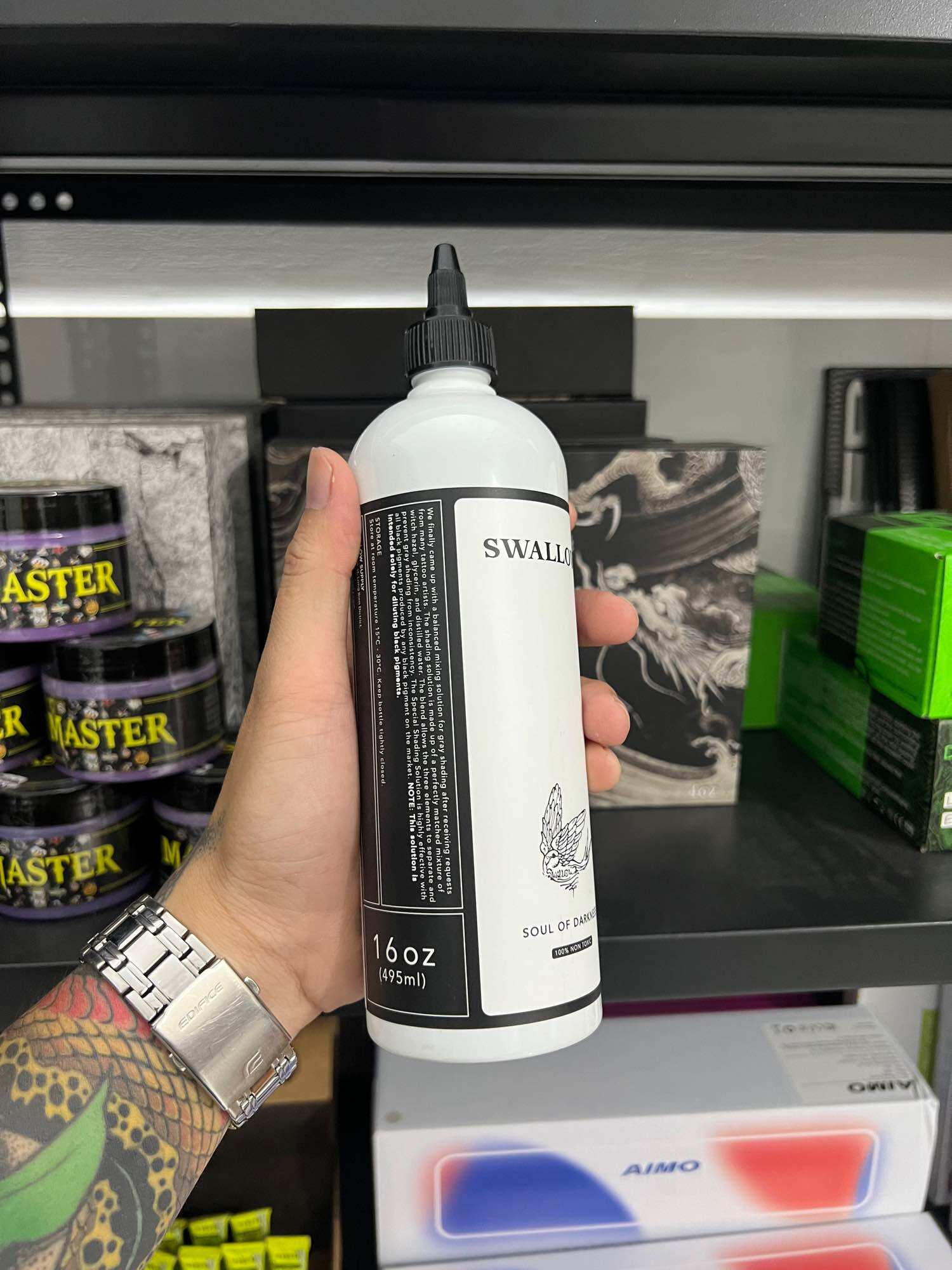 Nước pha mực đen sơn én 480ml