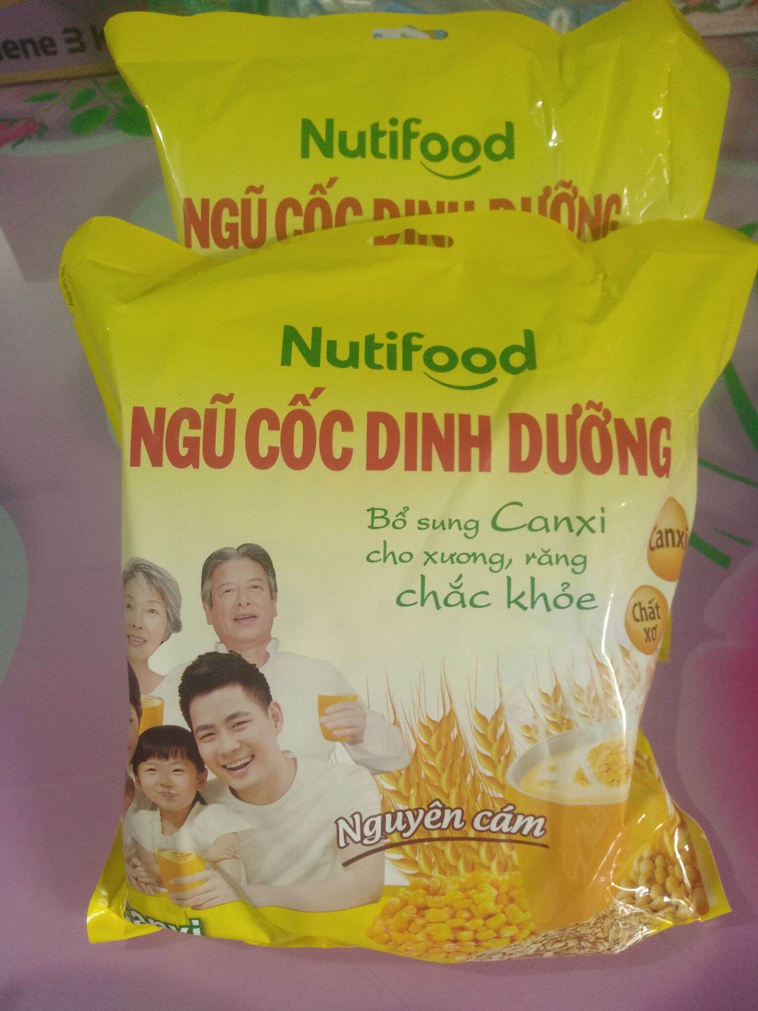 Ngũ cốc dinh dưỡng Nutifood gói 500g tiện lợi tiết kiệm cung cấp canxi chắt răng xương hỗ trợ cho mắt,tiêu hóa tốt