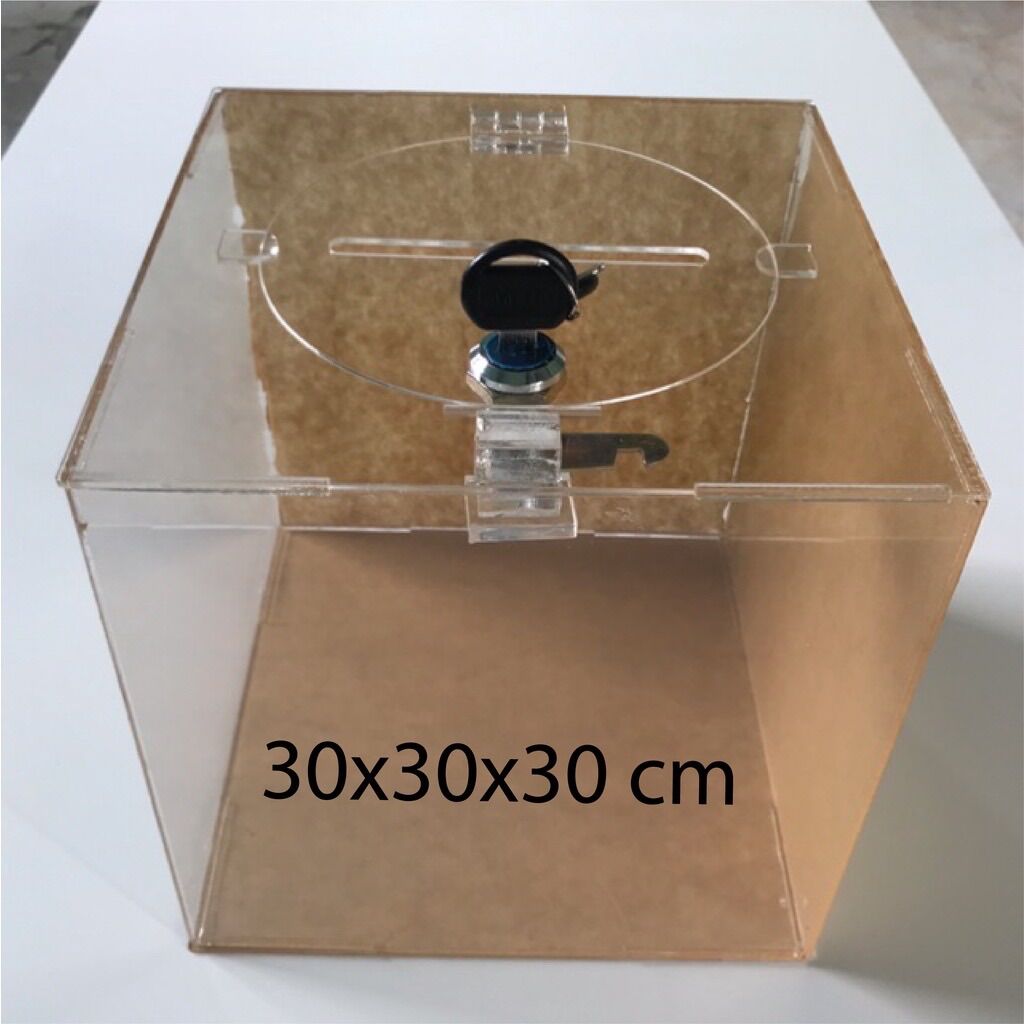 Thùng phiếu bốc thăm 30x30 cm - 3ly