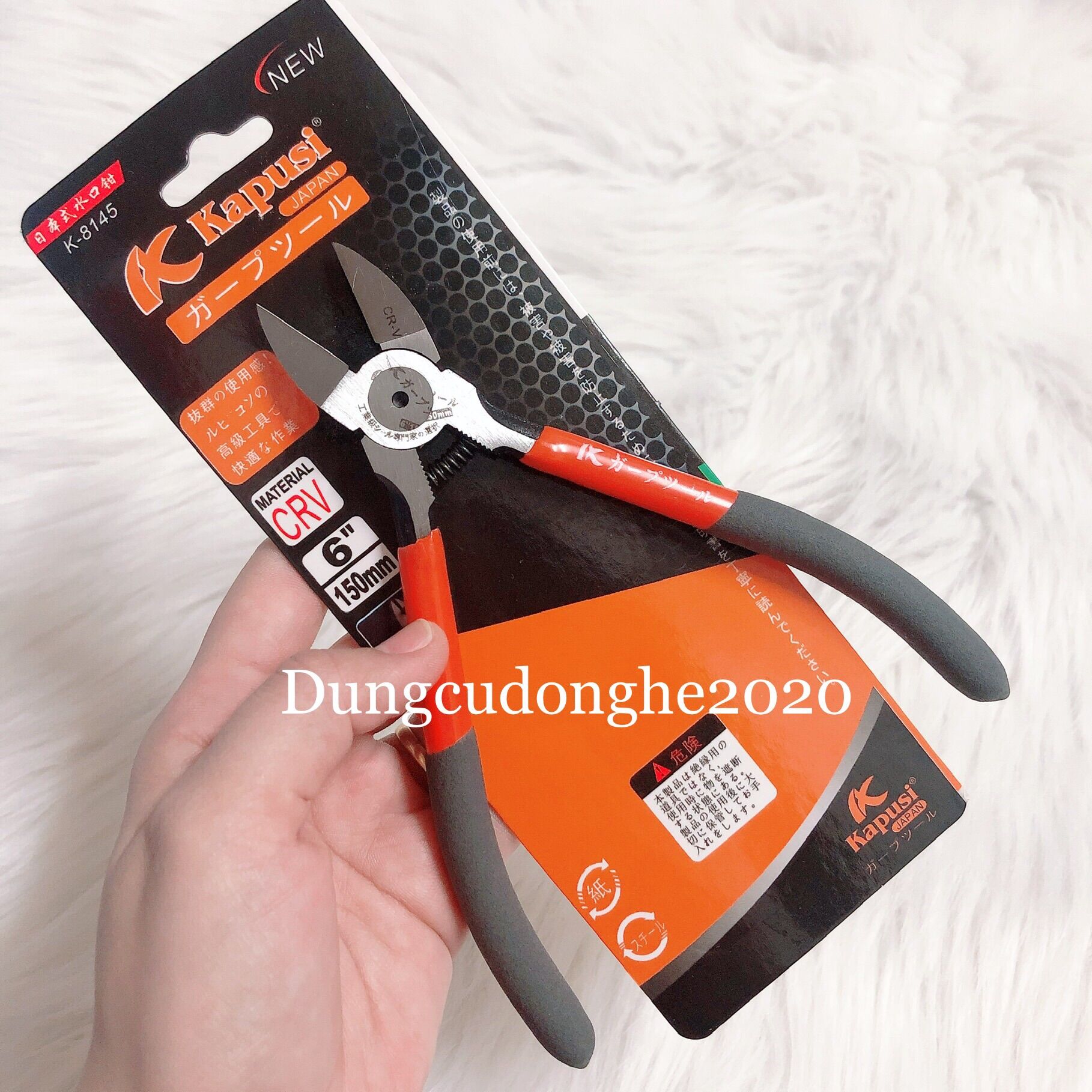 Kìm cắt mỏ nghiêng kapusi 6” 150mm