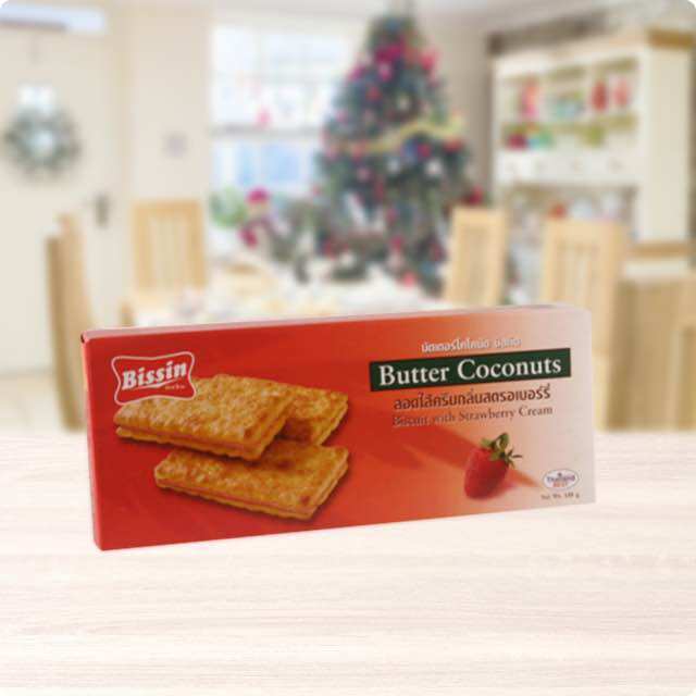 Bánh Quy Dừa Kem Bissin 150g Thái Lan.(Các Loại)