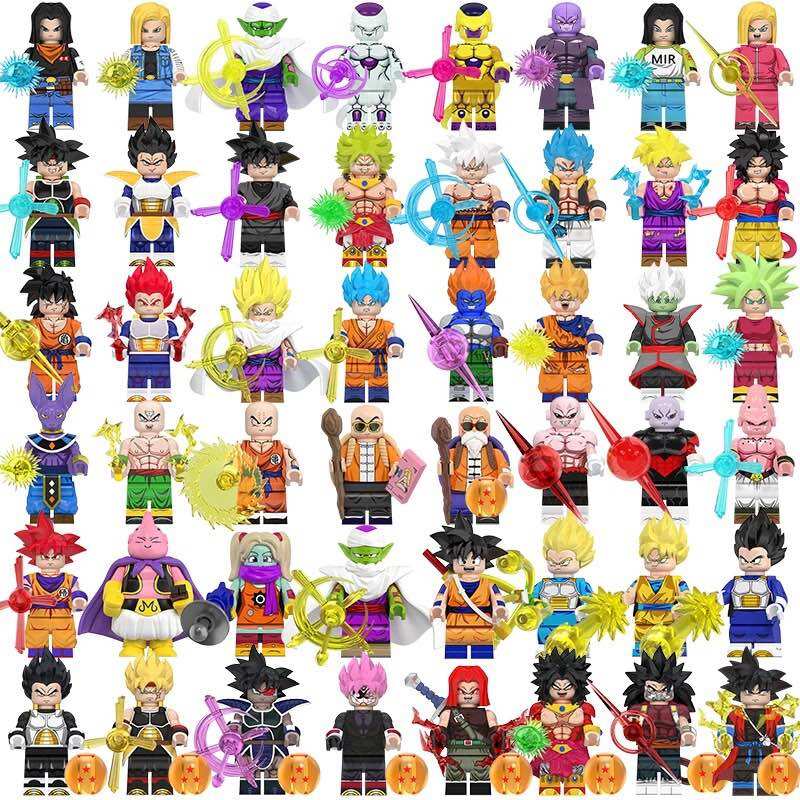 Dragon Ball Đồ Chơi Lắp Ráp Các Nhân Vật Truyện Tranh Dragon Ball Super, Minifigure 7 Viên Ngọc Rồng Tổng Hợp