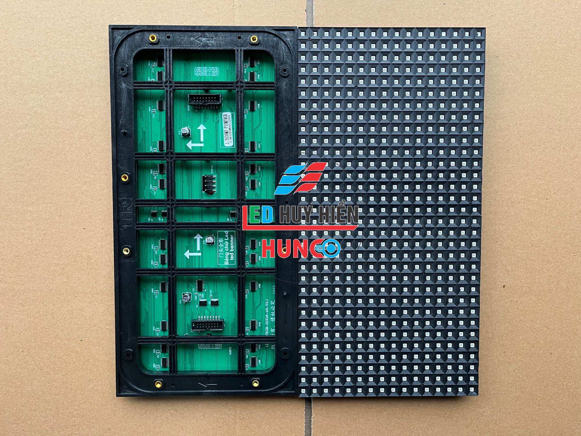 Module Led P10 LLR phun màu ngoài trời (Led P10 fullcolor outdoor) Đủ phụ kiện