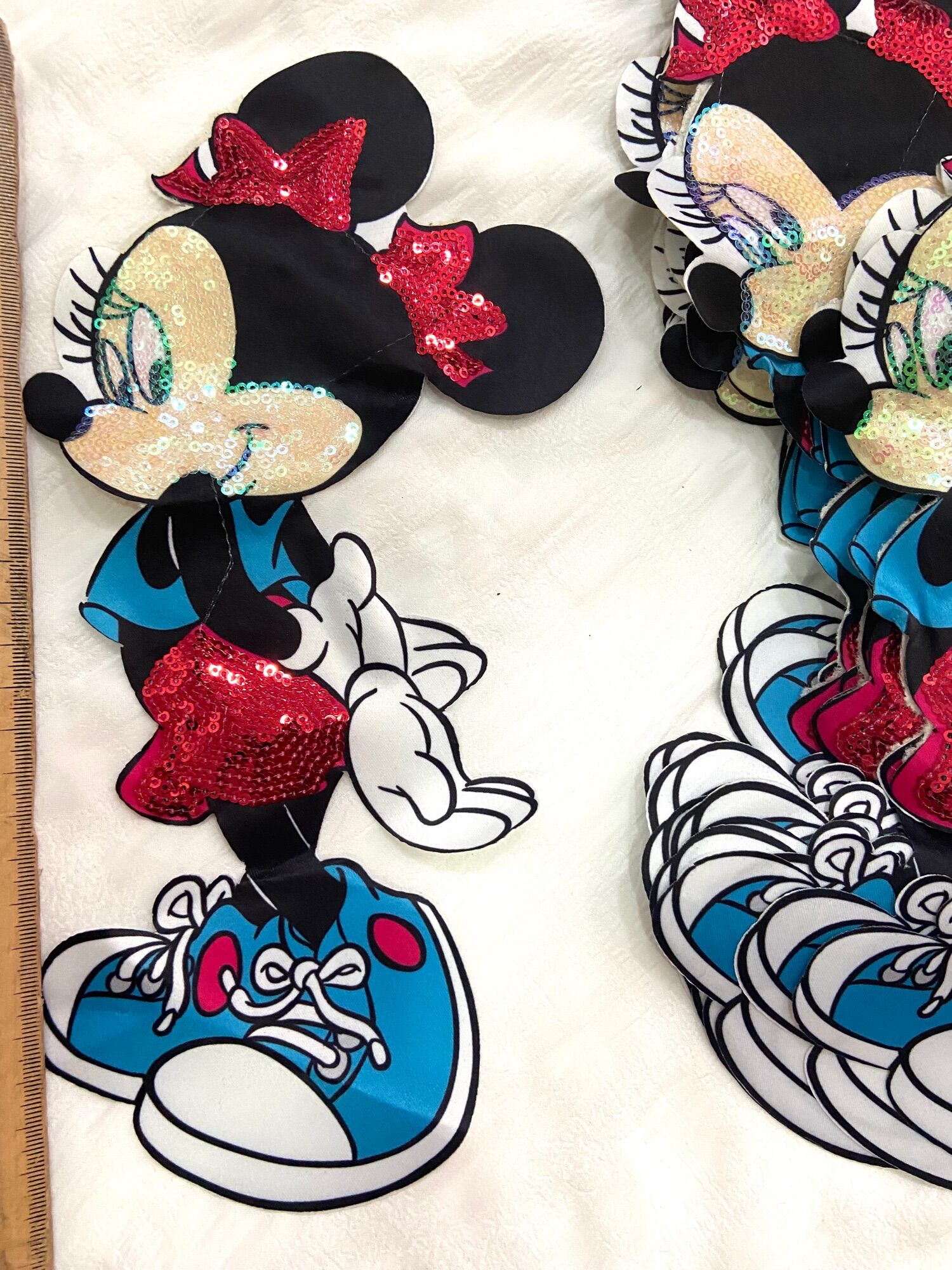Miếng vá trang trí quần áo hình chuột micky
