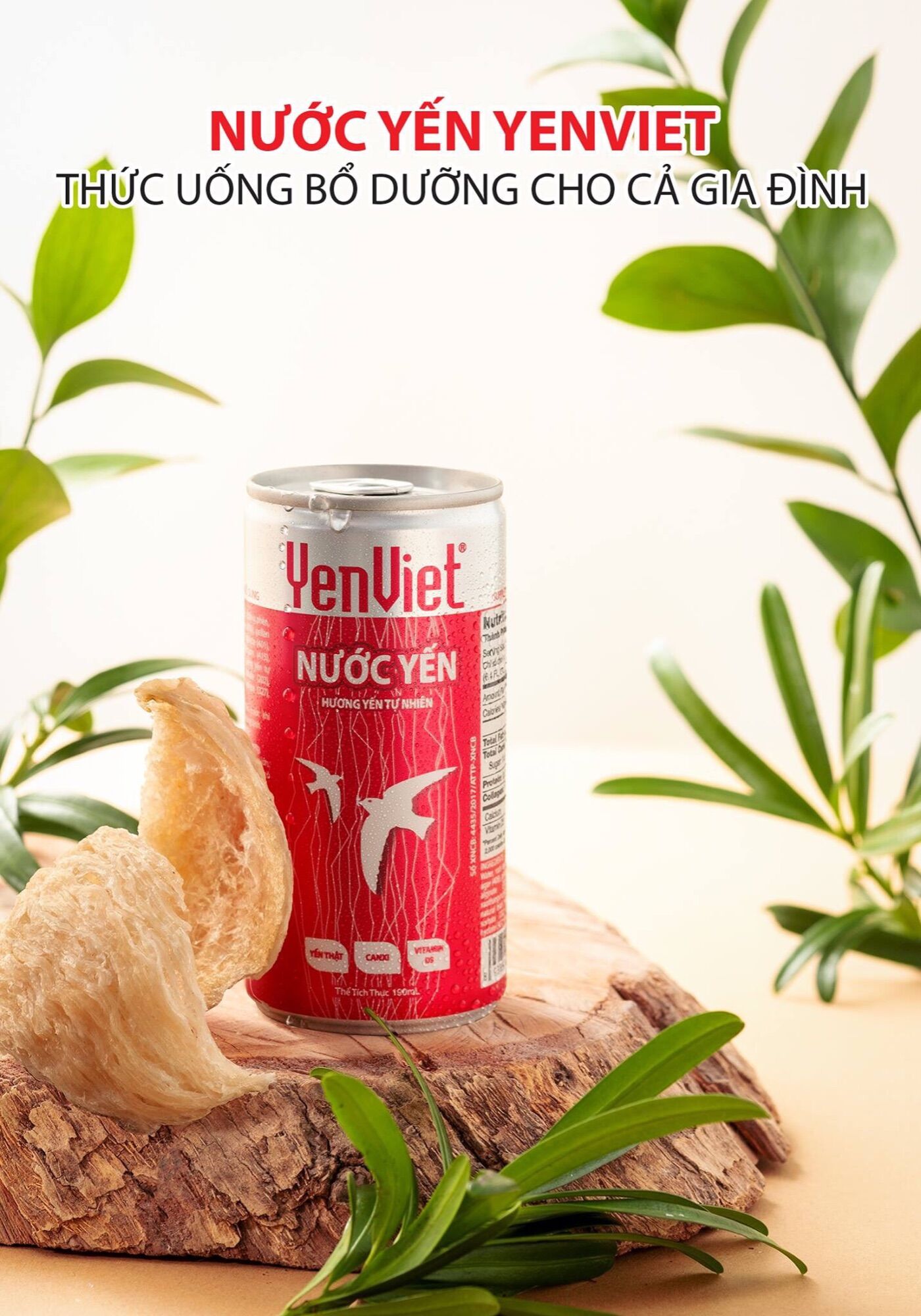 [HCM]NƯỚC YẾN YẾN VIỆT KHAY 30 LON x 190ML