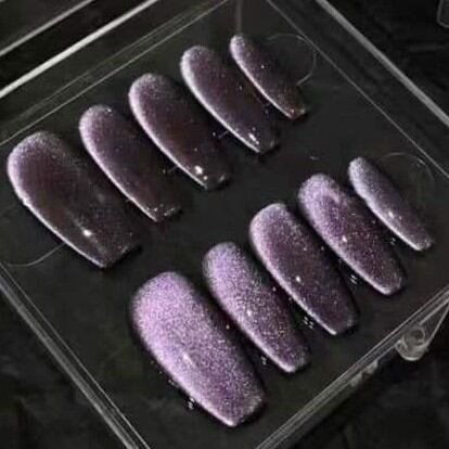 Sơn gel mắt mèo Kim Cương đủ màu ( đen  nâu  Bạc  đỏ  xanh  hồng )