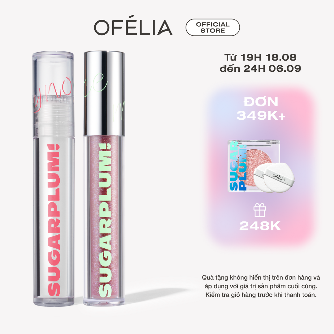 Combo son sugarplum - mistynow blurring tint + mintyice sparkling gloss